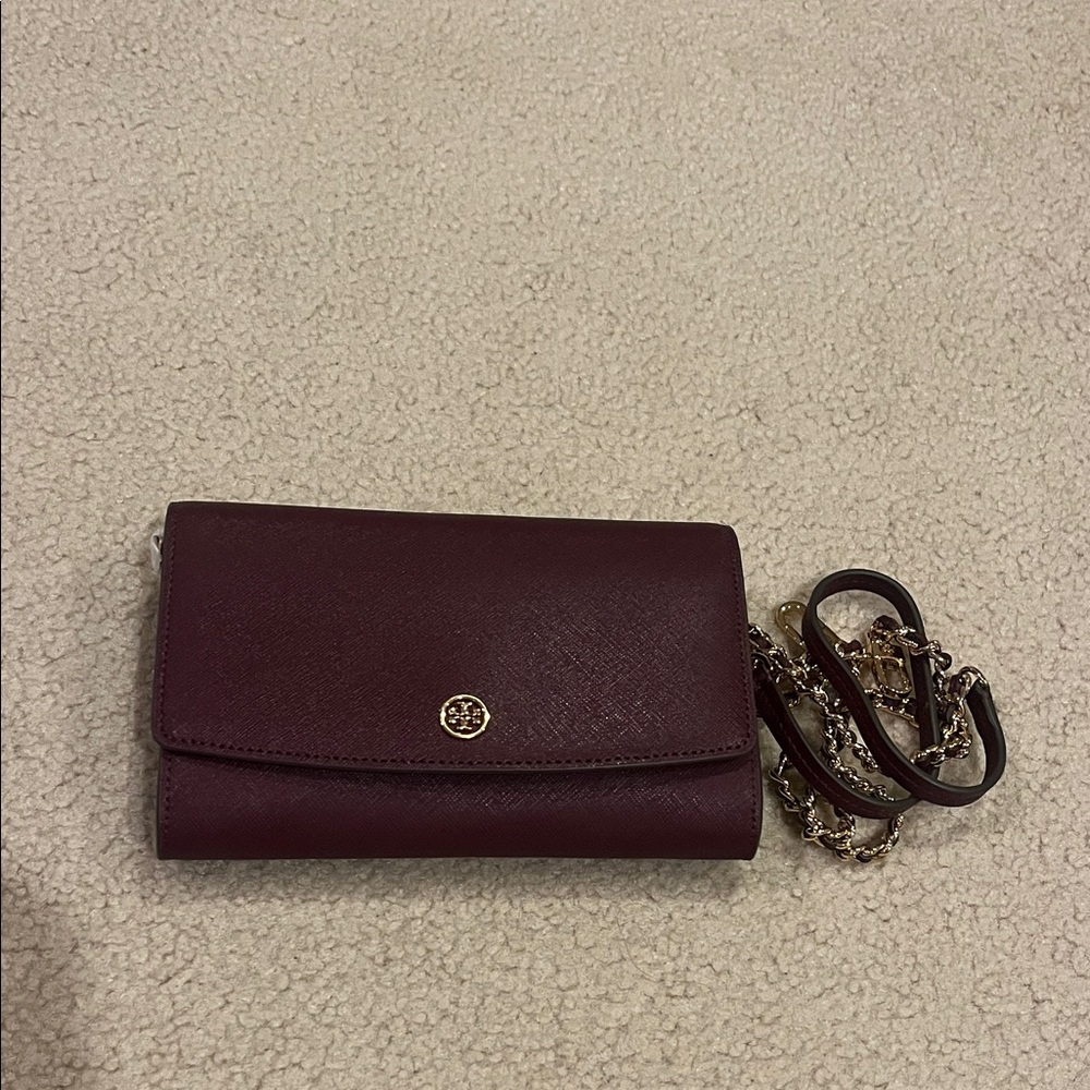 Tory Burch Deep Wine Crossbody Bag